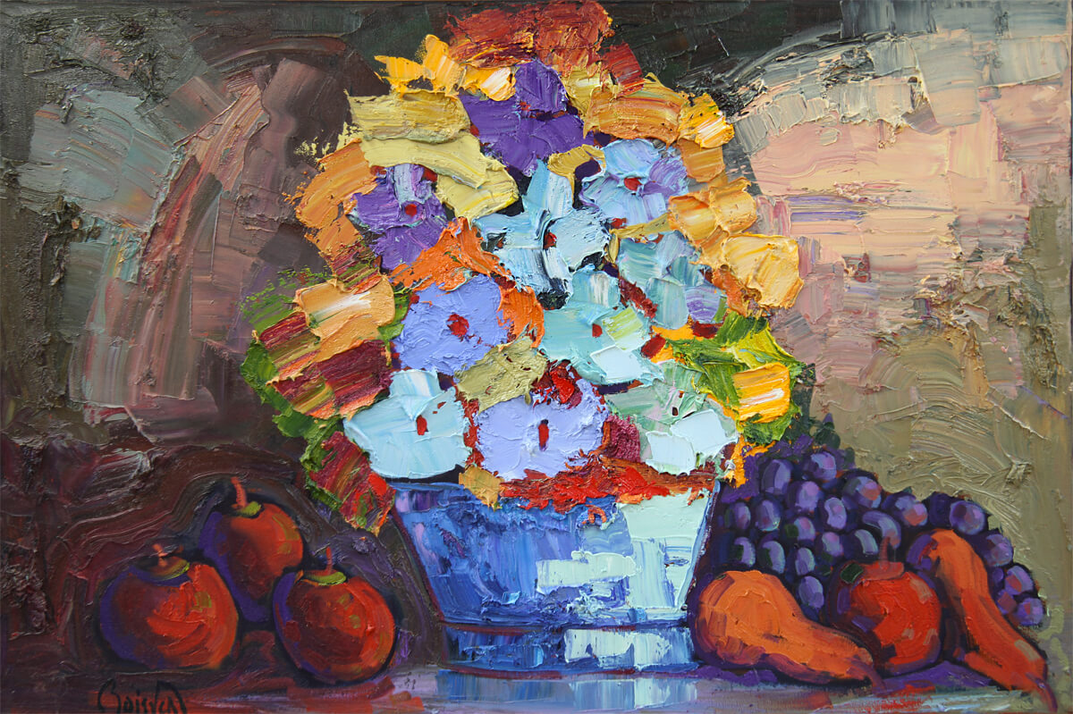 Fruits et fleurs en mouvement - Normand Boisvert