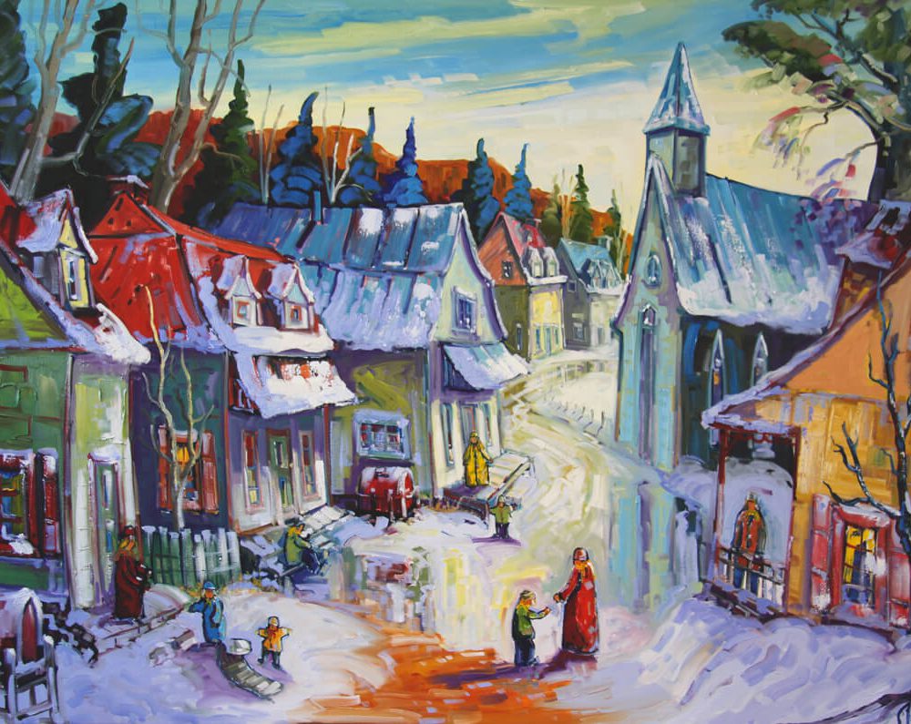 Village d'antan - Normand Boisvert