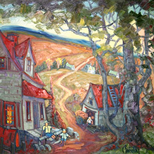Une ferme sous les arbres - Normand Boisvert