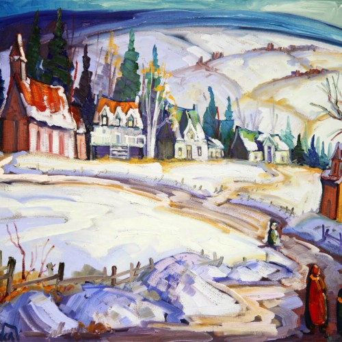 Un hiver à Baie St-Paul - Normand Boisvert