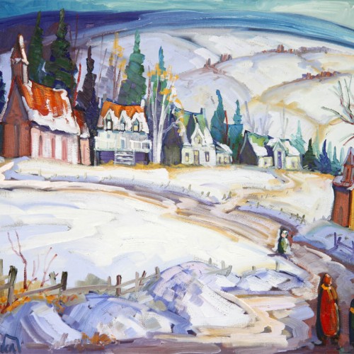 Promenade au village - Normand Boisvert