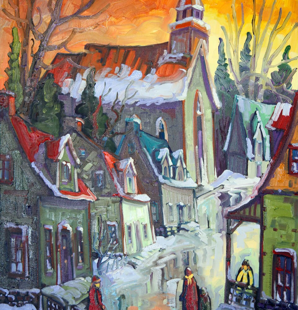 Promenade au village - Normand Boisvert