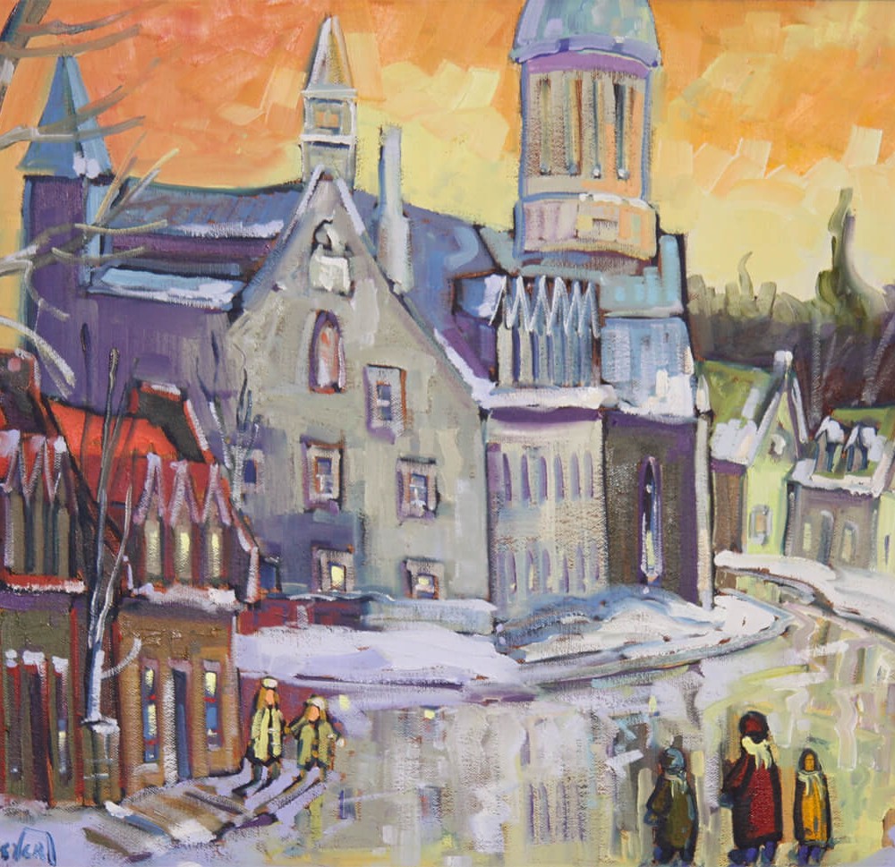 Rencontre familiale dans le Vieux Trois-Rivières - Normand Boisvert
