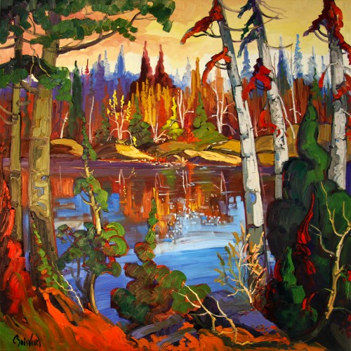 Sérénité au Lac des Neiges