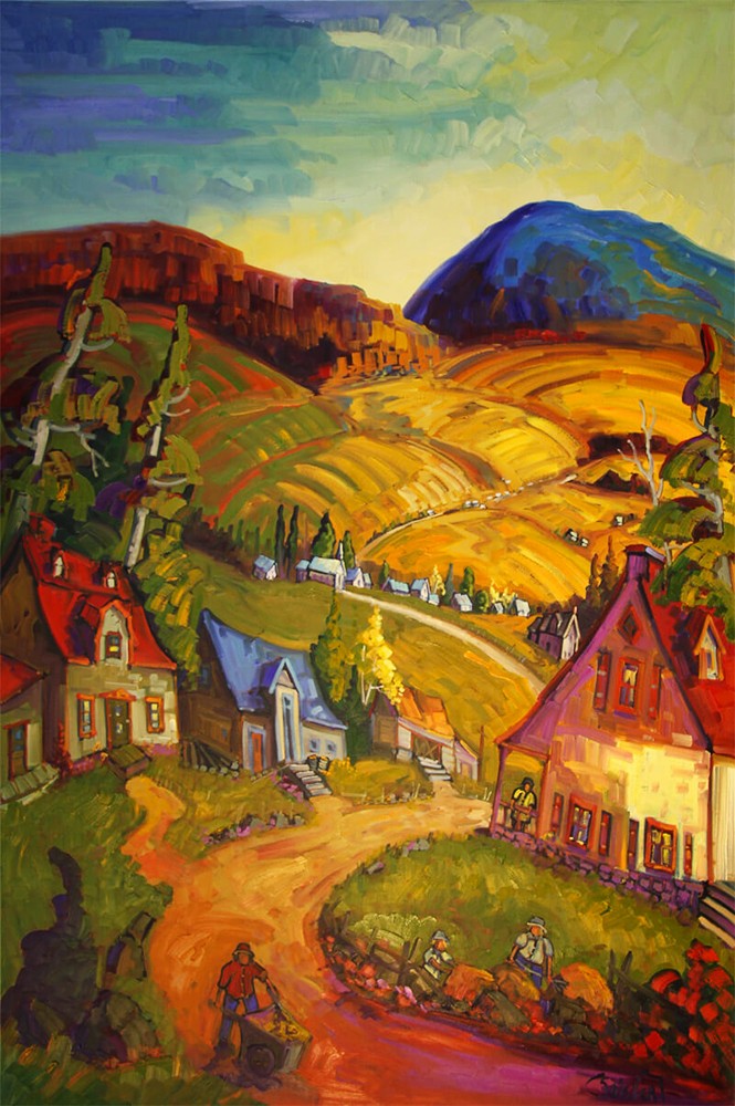 Travail à la ferme de Charlevoix