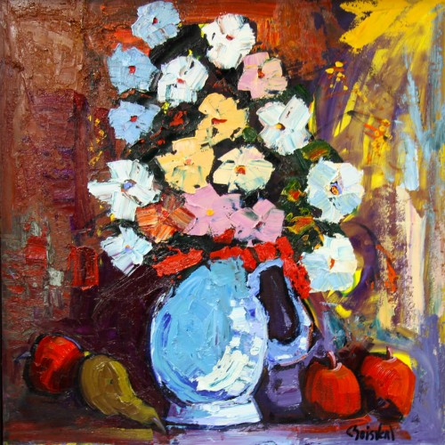 Quelques fleurs rouges - Normand Boisvert