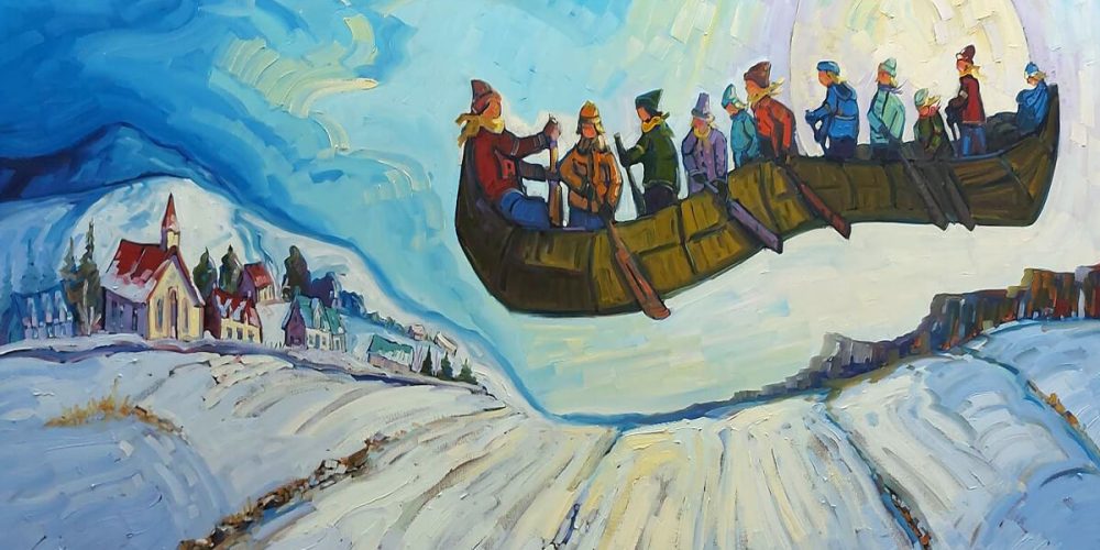 Chasse-galerie sous le village - Normand Boisvert